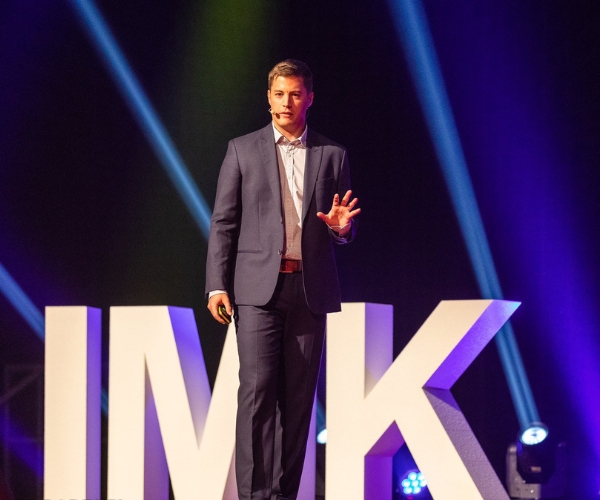 Jakob Hager auf dem Internet Marketing Kongress IMK 2019