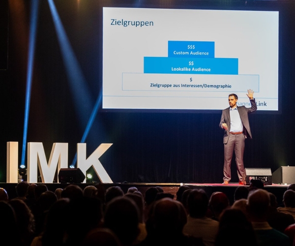 Rene Renk auf dem Internet Marketing Kongress IMK 2019