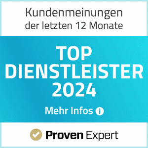 Proven Expert Top Empfehlung 2024